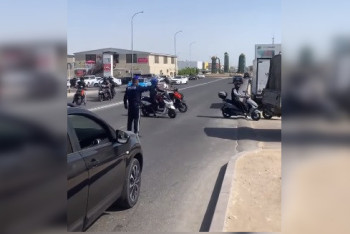 Первомайский пробег в Актау: 40 водителей мопедов наказали за нарушения ПДД