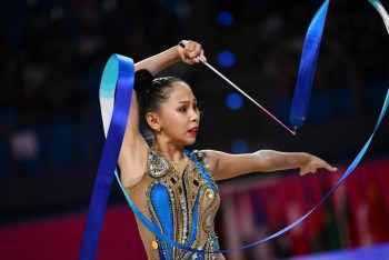 Айбота Ертайкызы стала чемпионкой Азии по гимнастике