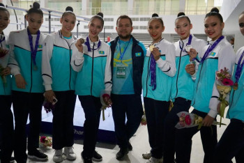 Казахстанки стали вторыми в общем зачёте чемпионата Азии по гимнастике