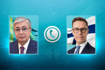 Фотография к новости: Токаев провёл телефонный разговор с президентом Финляндии