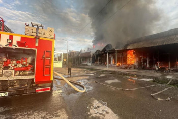 Кафе едва не сгорело в Жамбылской области