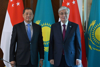 Фотография к новости: Токаев в Сингапуре обсудил реализацию проекта Alatau City