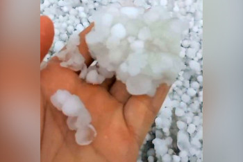 Град размером с крупную фасоль выпал в Актюбинской области