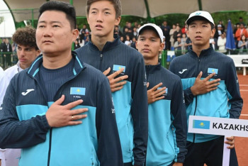 Юниорская сборная Казахстана  по теннису завершила отбор к чемпионату мира на втором месте