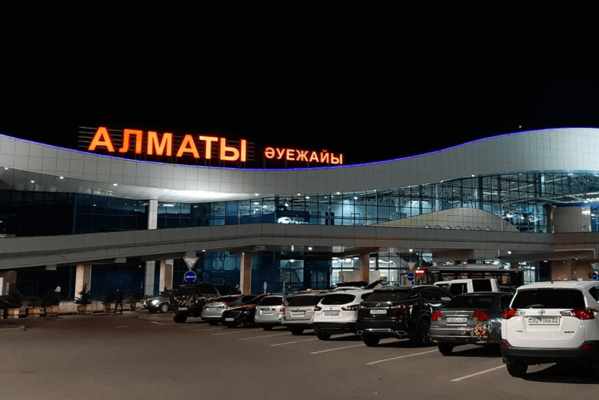 Facebook / Almaty international airport