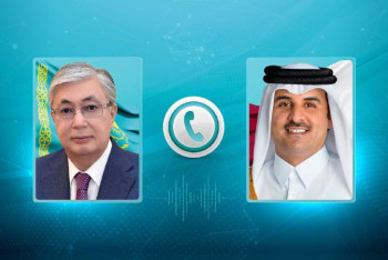 Касым-Жомарт Токаев провел телефонный разговор с Эмиром Катара