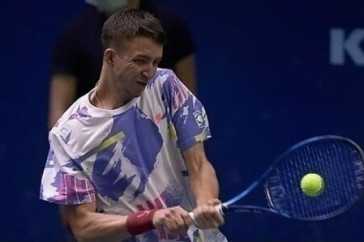 Фотография к новости: Казахстанский теннисист пробился в финал турнира в Тунисе