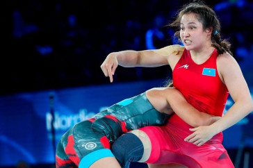 Фотография к новости: Жамиля Бакбергенова завоевала "золото" на турнире по женской борьбе в Будапеште