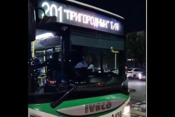 Курсирующие по ночной Астане автобусы показали в CTS