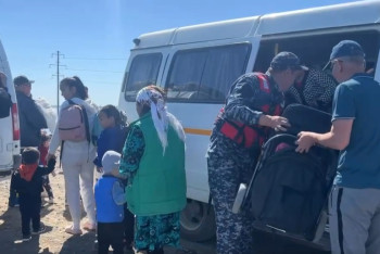 Фотография к новости: В эвакопунктах Атырау не осталось эвакуированных людей