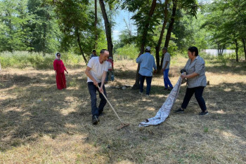 Фотография к новости: "Таза Қазақстан": в Жамбылской области продолжается масштабная экологическая кампания