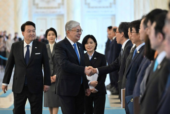 Фотография к новости: В Акорде состоялась церемония встречи президента Республики Корея Юн Сок Ёля