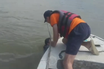 Мужчина едва не утонул в реке Иртыш