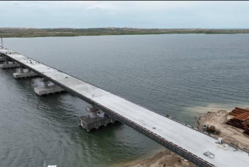 Как строится самый длинный мост в Казахстане