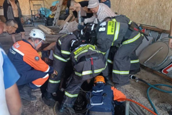 Бетонной конструкцией придавило мужчину в  Усть-Каменогорске