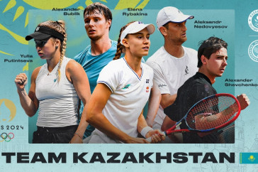 Фотография к новости: Объявлен состав сборной Казахстана по теннису на Олимпиаду-2024