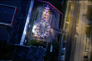 Домбру из полицейских авто выстроили в ВКО