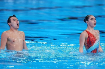 Фотография к новости: Казахстан завоевал три медали на этапе кубка мира по артистическому плаванию