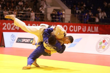 Фотография к новости: Казахстанские дзюдоисты завоевали шесть золотых медалей на домашнем кубке