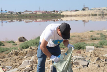 Фотография к новости: Мангистау активно продолжает участвовать в акции "Таза Қазақстан"