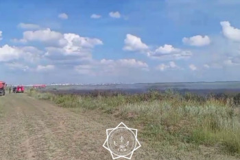 Пожар у озера Талдыколь в Астане полностью ликвидирован