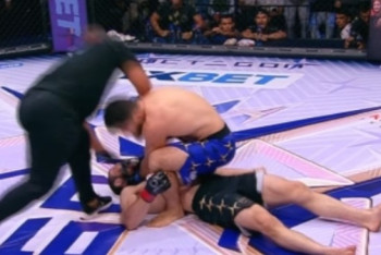 Чемпион из Казахстана улетел в нокаут от узбекистанца в первом раунде титульного боя