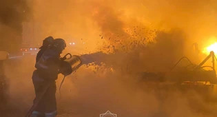 Пожар на рынке произошёл в Таразе