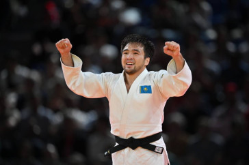 Фотография к новости: Токаев поздравил Сметова с "золотом" Олимпиады в Париже