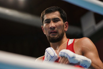 Фотография к новости: Капитан сборной Казахстана по боксу потерпел поражение в 1/16 финала на Олимпиаде