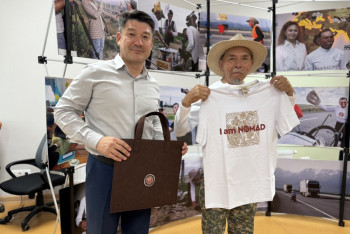 Фотография к новости: Марафонец Сарсенбай Котырашов пешком отправится из Казахстана в Китай