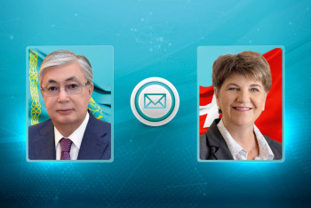 Фотография к новости: Глава государства поздравил президента Швейцарии с национальным днем