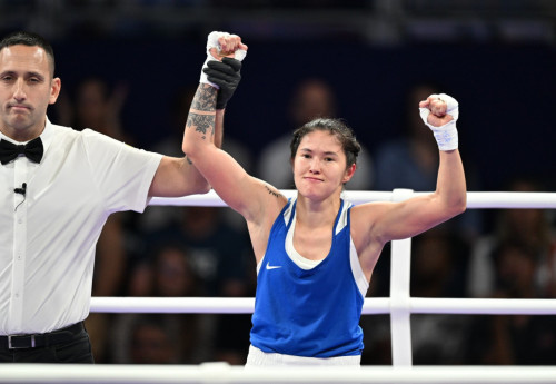 Фотография к новости: Назым Кызайбай вышла в четвертьфинал Олимпиады