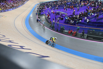 Фотография к новости: Олимпиада-2024: Андрей Чугай стал пятым на старте соревнований по велоспорту на треке