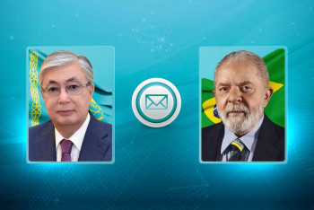 Фотография к новости: Токаев выразил соболезнования президенту Бразилии  в связи с крушением  самолёта