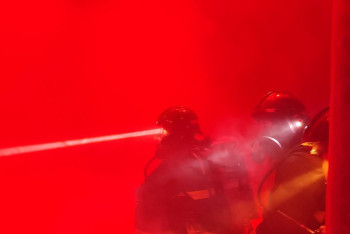 Фотография к новости: Кафе горит на Атакенте в Алматы