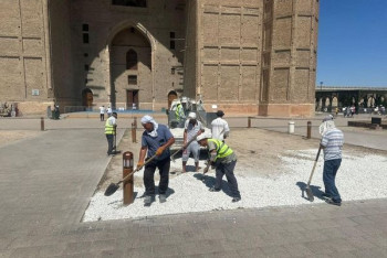 Фотография к новости: Аида Балаева проинспектировала объекты культурного наследия в Туркестанской области