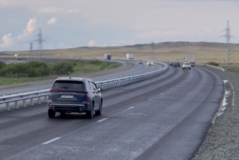 Фотография к новости: Движение открыли на одном из участков трассы Караганда-Балхаш