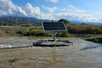 Фотография к новости: Школьник из Тараза разработал плавучую электростанцию