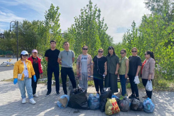 Фотография к новости: "Таза Қазақстан": в городах и районах области Улытау прошли экологические мероприятия