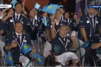 Сборная РК прошла на открытии Паралимпиады