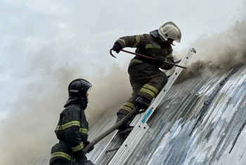 Фотография к новости: Работник автосервиса пострадал при пожаре в Астане