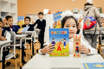 Фотография к новости: Министр просвещения обратился к казахстанцам в День знаний