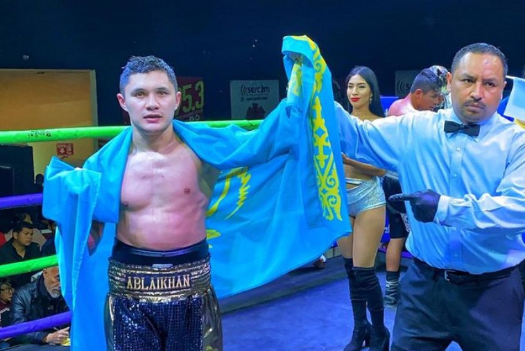 Фотография к новости: Нокаутом завершился первый за 15 месяцев бой казахстанского боксёра