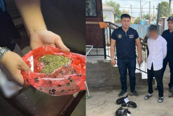 Фотография к новости: Полкило марихуаны изъяла полиция у жителя Туркестанской области