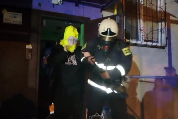 Из-за пожара в многоэтажке Петропавловска эвакуированы 90 человек