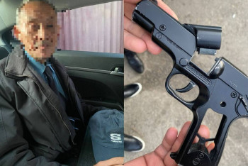 Фотография к новости: Показывавшего пистолет в автобусе мужчину задержали в Алматы