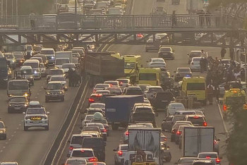 Фотография к новости: 10 машин столкнулись на одном из центральных проспектов в Алматы