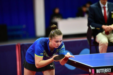 Фотография к новости: Казахстан завоевал "золото" на турнире по настольному теннису в Грузии