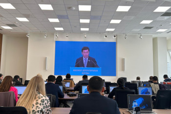 Фотография к новости: О поддержке населения работы Народного штаба референдума рассказал Ерлан Кошанов