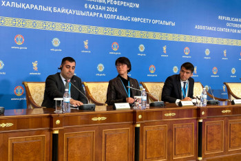 Фотография к новости: Референдум показывает уважение прав человека - наблюдатели от СВМДА